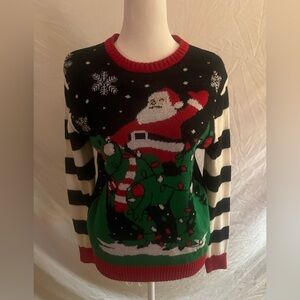 Well Worn Girls Christmas Sweater